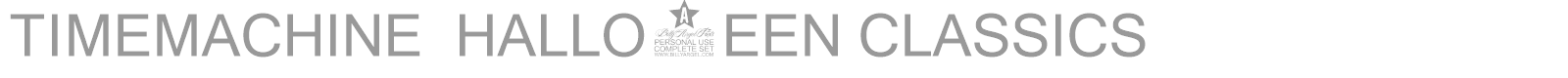 Timemachine Halloween font preview